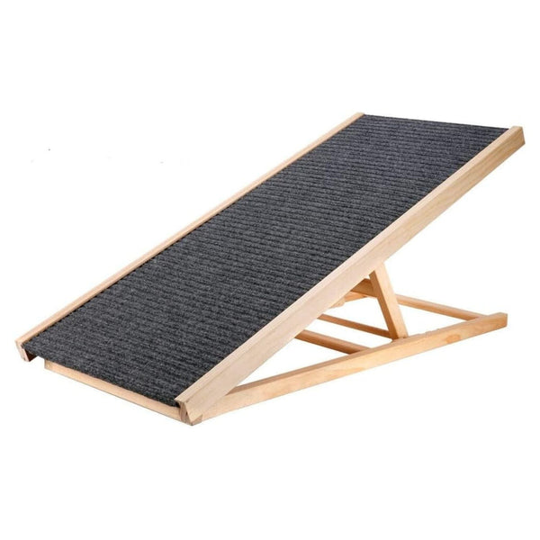 FLOOFI Wooden Adjustable Pet Ramp (100x45x9.5cm) - NuSea