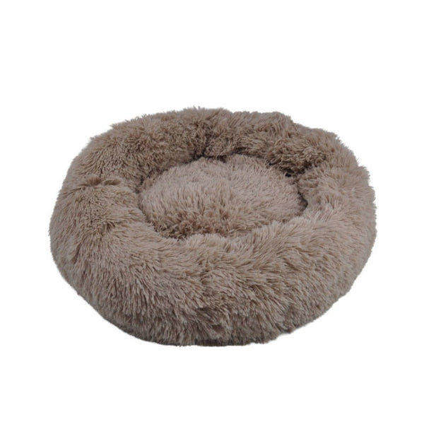 FLOOFI XL 100CM Round Pet Bed (Brown) - NuSea