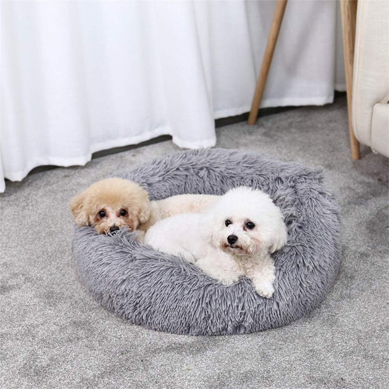 FLOOFI XL 100CM Round Pet Bed (Dark Grey) - NuSea