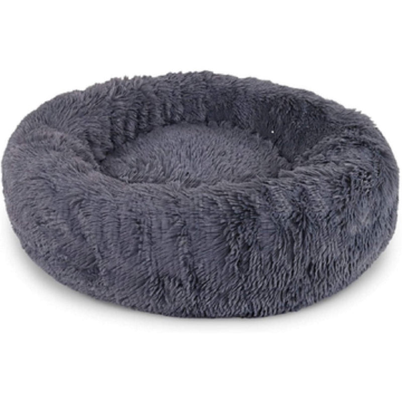 FLOOFI XL 100CM Round Pet Bed (Dark Grey) - NuSea
