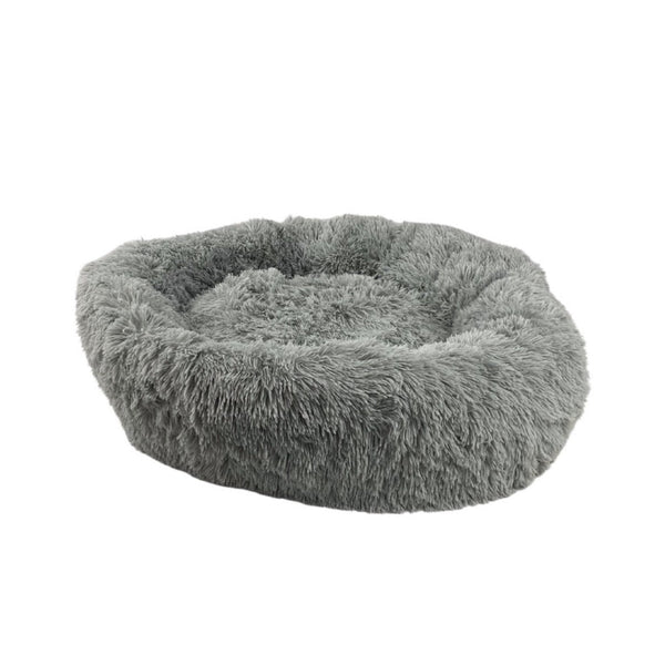FLOOFI XL 100CM Round Pet Bed (Light Grey) - NuSea