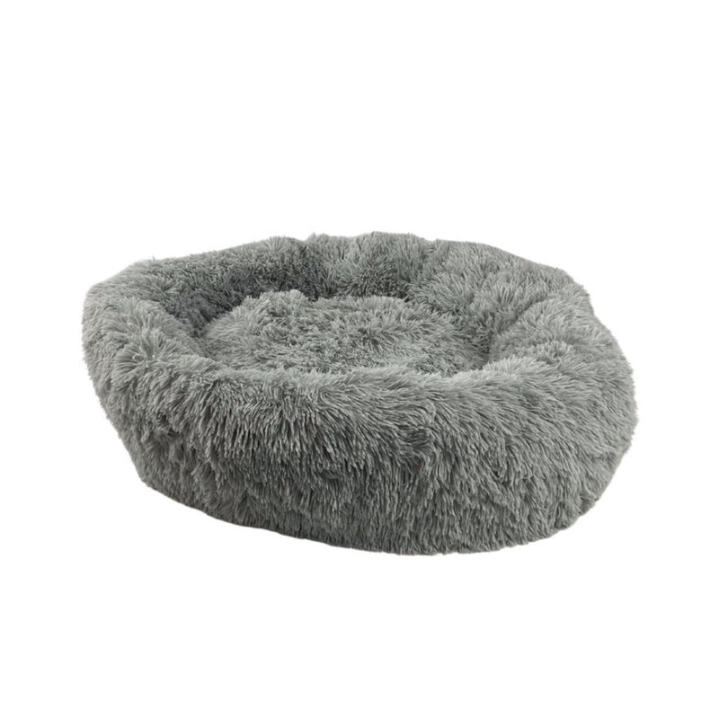 FLOOFI XL 100CM Round Pet Bed (Light Grey) - NuSea