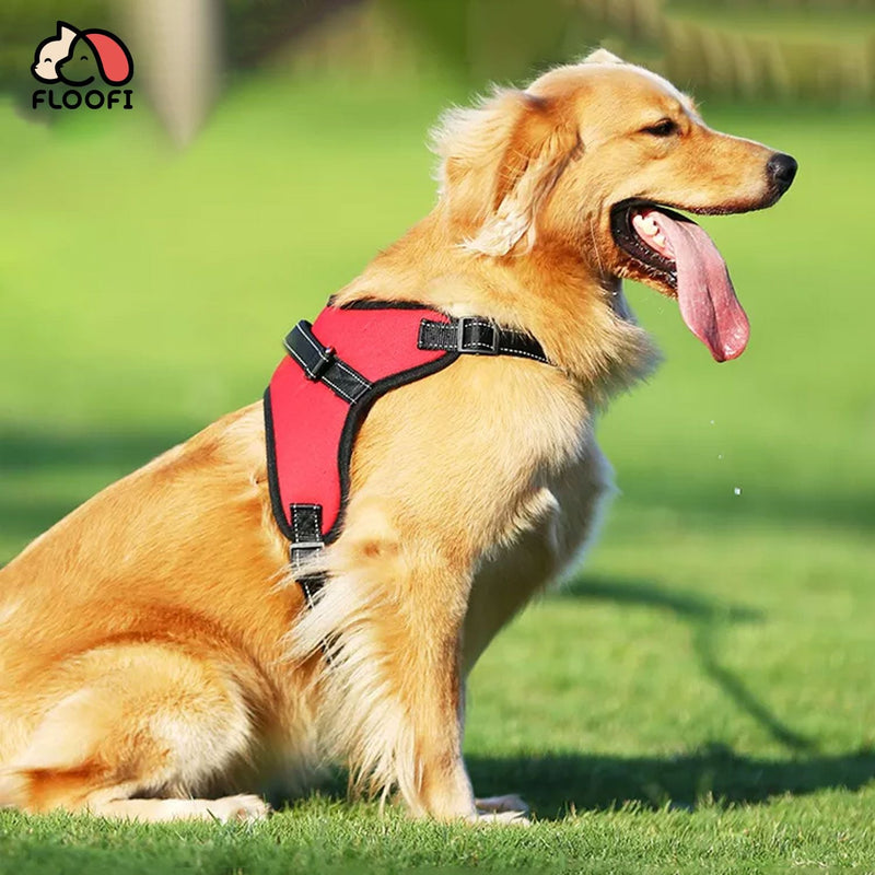 FLOOFI XXL Size Dog Harness XXL Size (Red) - NuSea