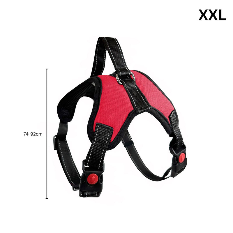 FLOOFI XXL Size Dog Harness XXL Size (Red) - NuSea