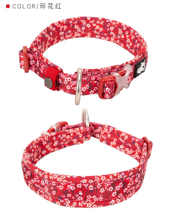 Floral Collar Poppy Red 2XS - NuSea