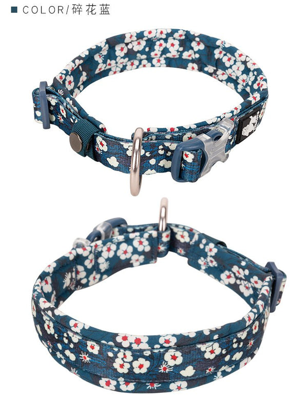 Floral Collar Saxony Blue 2XS - NuSea
