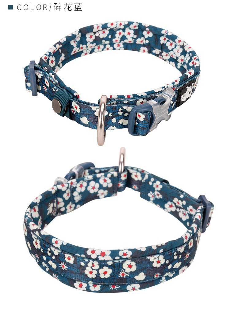 Floral Collar Saxony Blue 2XS - NuSea