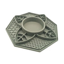 Flower Mandala Slow Feeder Lick Mat Bowl - Sage - NuSea