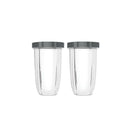 For Nutribullet 2 Tall Cups + 2 Stay Fresh Lid For All Nutri 600 and 900 Models - NuSea