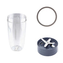 For Nutribullet Extractor Blade + Tall Cup + Grey Seal - 900 and 600 Models - NuSea