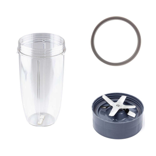 For Nutribullet Extractor Blade + Tall Cup + Grey Seal - 900 and 600 Models - NuSea