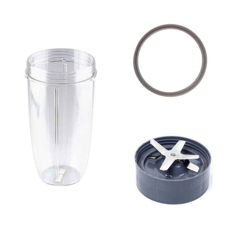For Nutribullet Extractor Blade + Tall Cup + Grey Seal - 900 and 600 Models - NuSea