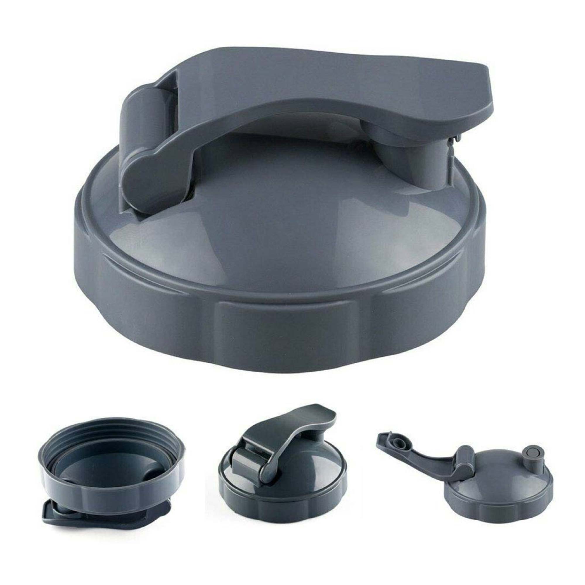 For Nutribullet Short Cup + Fliptop Lid + Grey Seal - For All 900 and 600 Models - NuSea