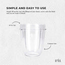 For Nutribullet Small Short Little 18 Oz Cup - For 600W + 900W Model Replacement - NuSea
