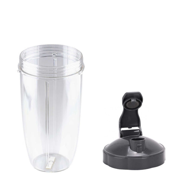 For Nutribullet Tall Large Big Cup 24Oz + Fliptop Lid - For Nutri 600 and 900 - NuSea