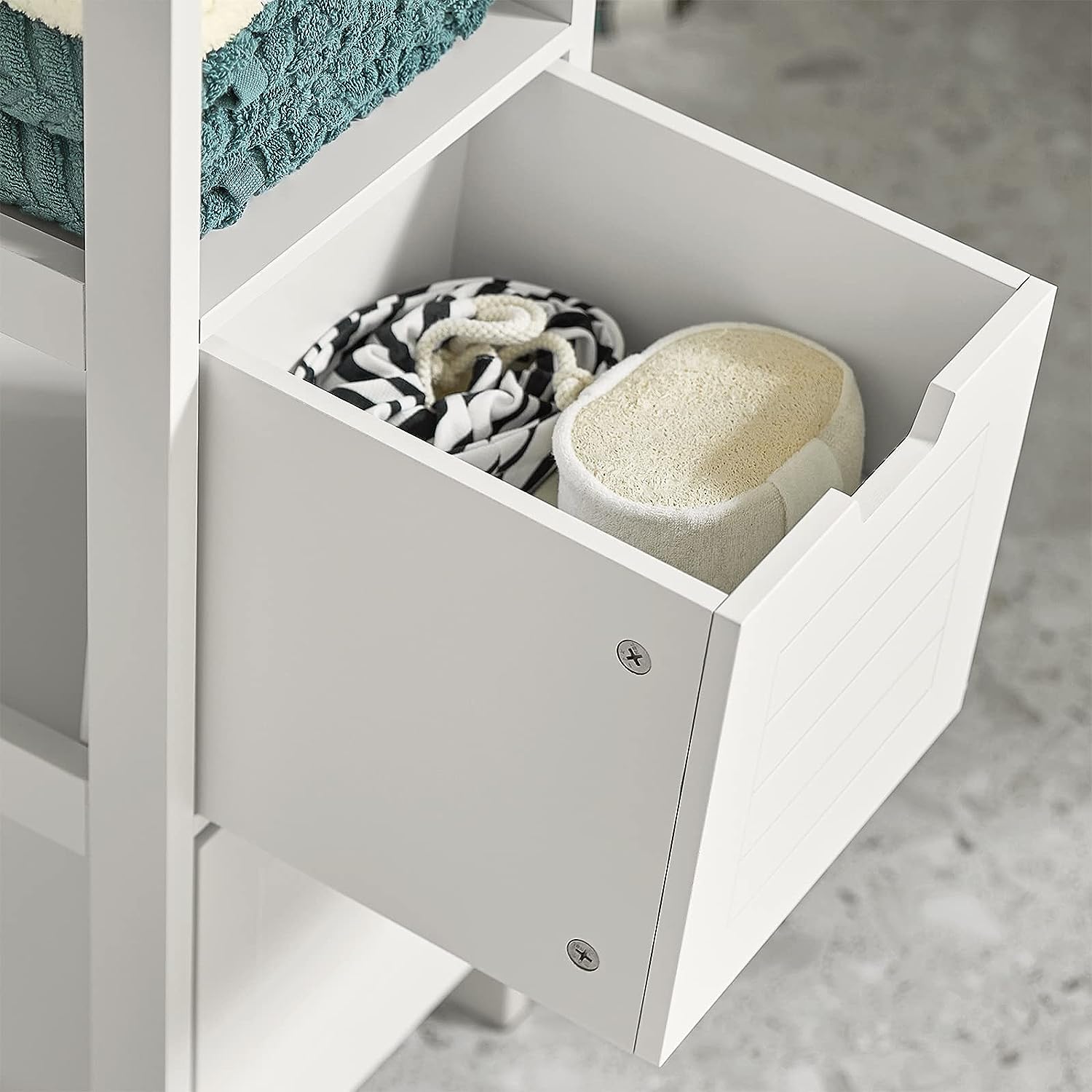 Freestanding Cabinet 2 Drawers Shelf Cupboard - NuSea
