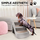 Furtastic 38cm Foldable Pet Stairs Ramp - Grey - NuSea