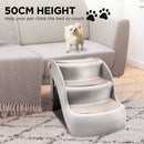 Furtastic 38cm Foldable Pet Stairs Ramp - Grey - NuSea