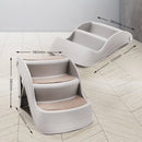Furtastic 38cm Foldable Pet Stairs Ramp - Grey - NuSea