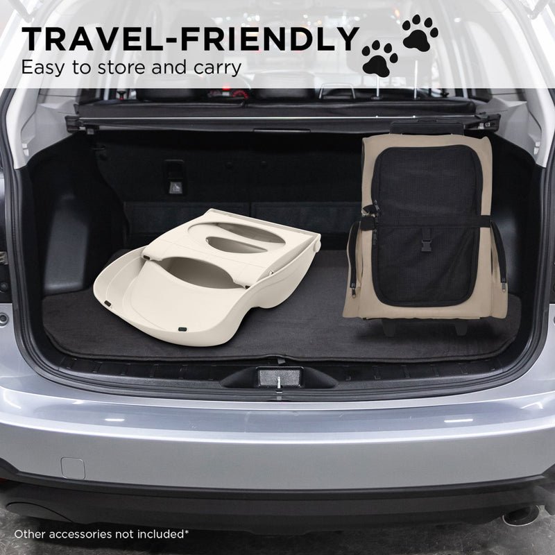 Furtastic 38cm Foldable Pet Stairs Ramp - White - NuSea