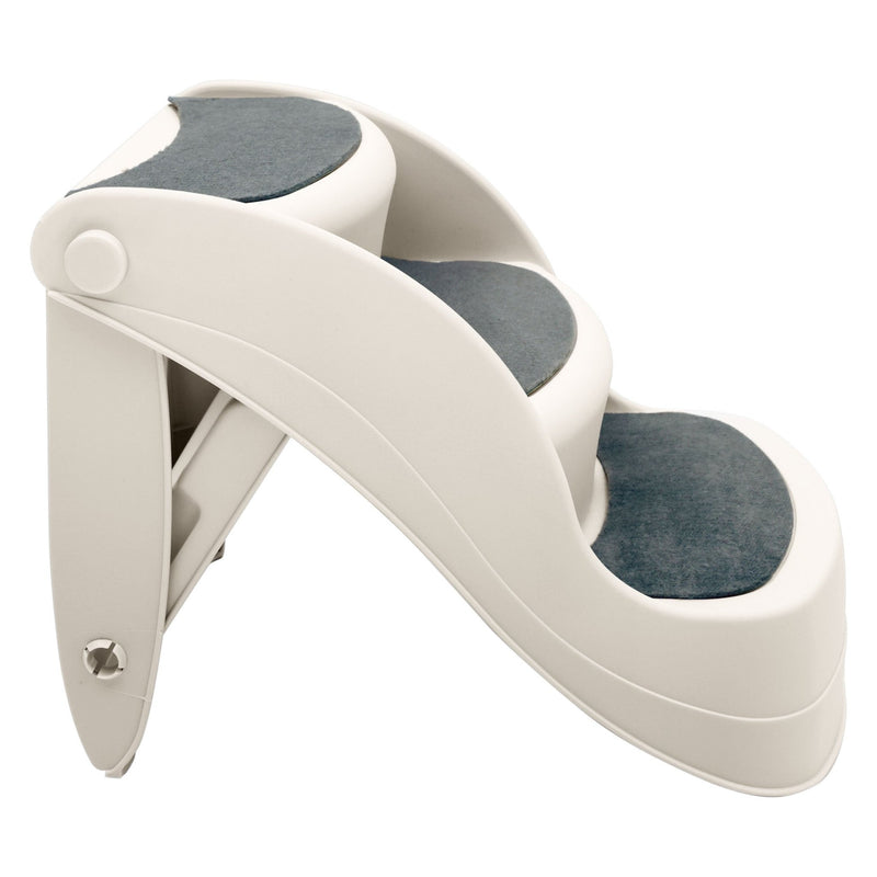 Furtastic 38cm Foldable Pet Stairs Ramp - White - NuSea