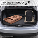 Furtastic 50cm Foldable Step Ladder Stairs - Brown - NuSea