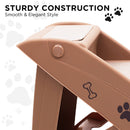 Furtastic 50cm Foldable Step Ladder Stairs - Brown - NuSea