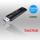 SanDisk 256GB Extreme PRO USB 3.2 Solid State Flash Drive (SDCZ880-256G)