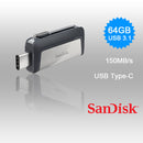 SANDISK ULTRA 64GB SDDDC2-064G Dual USB Drive Type-C 3.1