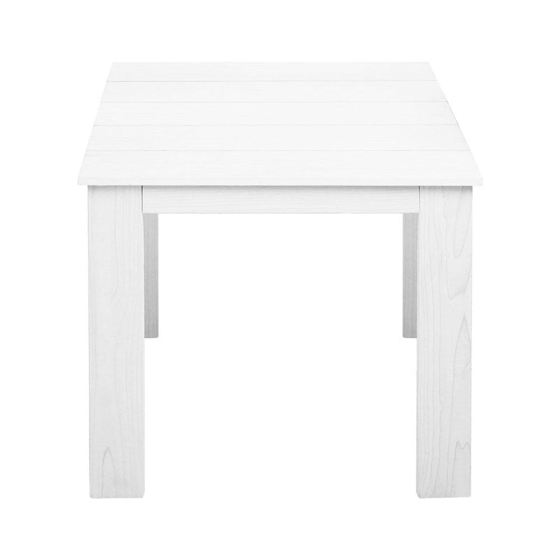 Gardeon Coffee Side Table Wooden Desk Outdoor Furniture Camping Garden White - NuSea