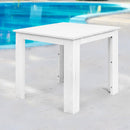 Gardeon Coffee Side Table Wooden Desk Outdoor Furniture Camping Garden White - NuSea