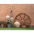 Gardeon Garden Decor Outdoor Ornament Wooden Wagon Wheel - NuSea