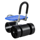 Gardeon Garden Stool Foldable with Wheels Blue - NuSea