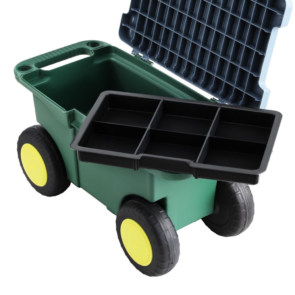 Gardeon Garen Tool Storage Cart 3 - In - 1 Green - NuSea