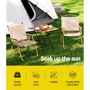 Gardeon Outdoor Camping Chairs Portable Folding Beach Chair Patio Furniture - NuSea