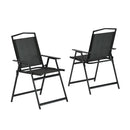 Gardeon Outdoor Chairs Portable Folding Camping Chair Steel Patio Furniture - NuSea