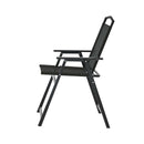 Gardeon Outdoor Chairs Portable Folding Camping Chair Steel Patio Furniture - NuSea