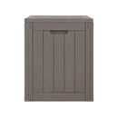 Gardeon Outdoor Storage Box 118L Container Lockable Indoor Garden Toy Tool Shed Grey - NuSea