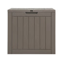 Gardeon Outdoor Storage Box 118L Container Lockable Indoor Garden Toy Tool Shed Grey - NuSea