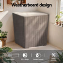 Gardeon Outdoor Storage Box 43L Container Side Table Garden Bench Tool Sheds - NuSea