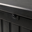 Gardeon Outdoor Storage Box 80L Container Lockable Garden Toy Tool Shed Black - NuSea