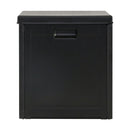 Gardeon Outdoor Storage Box 80L Container Lockable Garden Toy Tool Shed Black - NuSea