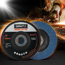 Giantz 100 PCS Zirconia Sanding Flap Disc 5" 125mm 80Grit Angle Grinding Wheel - NuSea
