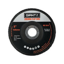 Giantz 100 PCS Zirconia Sanding Flap Disc 5" 125mm 80Grit Angle Grinding Wheel - NuSea