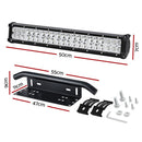 Giantz LED Driving Light 20 Inch Flood Spot Light Bar Driving Lamp Offroad Truck - NuSea
