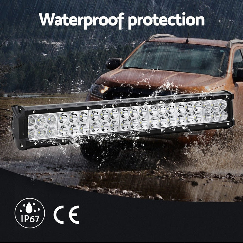 Giantz LED Driving Light 20 Inch Flood Spot Light Bar Driving Lamp Offroad Truck - NuSea