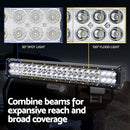 Giantz LED Driving Light 20 Inch Flood Spot Light Bar Driving Lamp Offroad Truck - NuSea