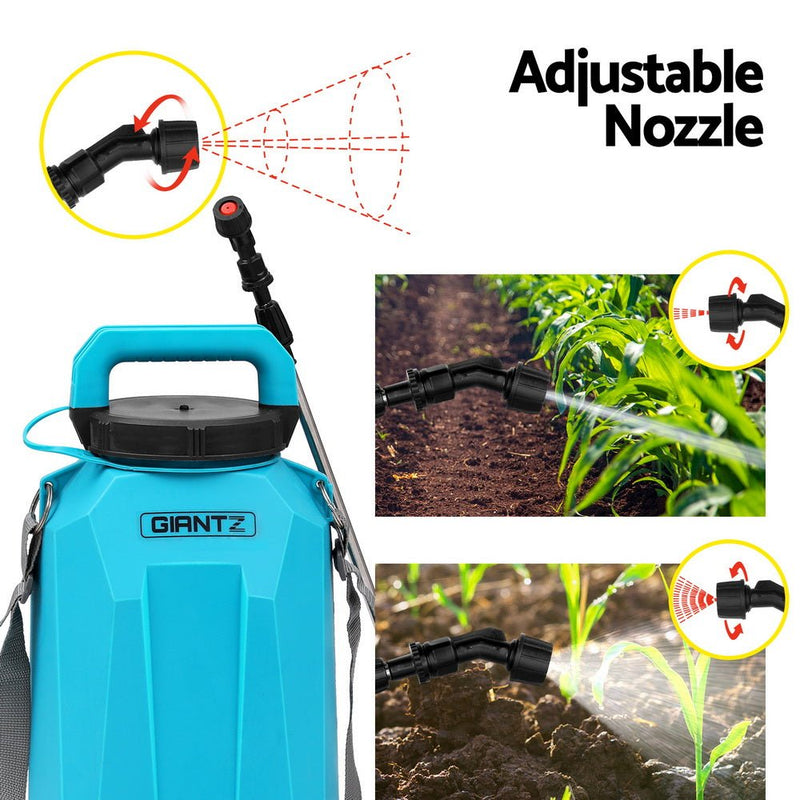 Giantz Weed Sprayer Pressure 8L Shoulder Pesticide - NuSea