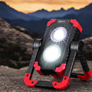 Giantz Work Light Rechargeable Torch USB Cordless LED Lamp 360°Rotation Folding - NuSea