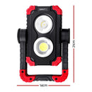 Giantz Work Light Rechargeable Torch USB Cordless LED Lamp 360°Rotation Folding - NuSea